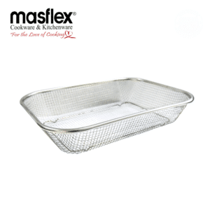 Masflex Stainless Steel Rectangular Mesh Basket