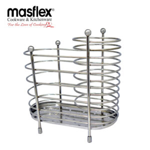 Masflex Stainless Steel Oval Utensil Rack