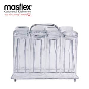 Masflex Stainless steel Glass Rack