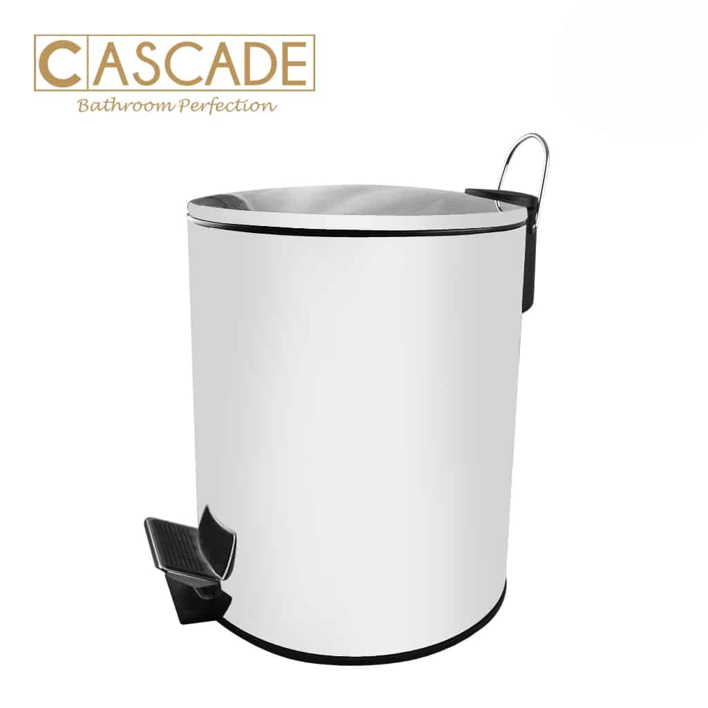CASCADE 5LITERS STAINLESS STEEL SOFT CLOSE ROUND PEDAL BIN