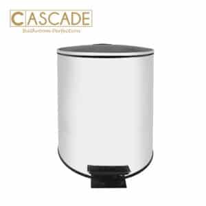CASCADE 12LITERS STAINLESS STEEL SOFT CLOSE ROUND PEDAL BIN